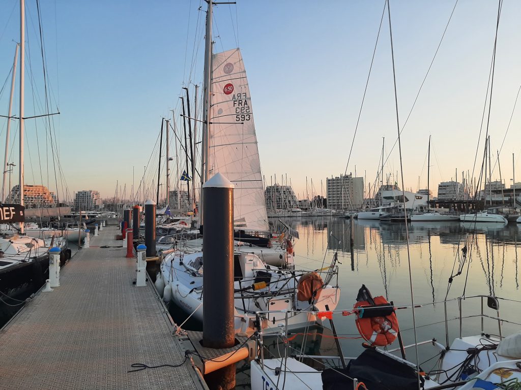 Le voilier Migratour au port de la Grande Motte